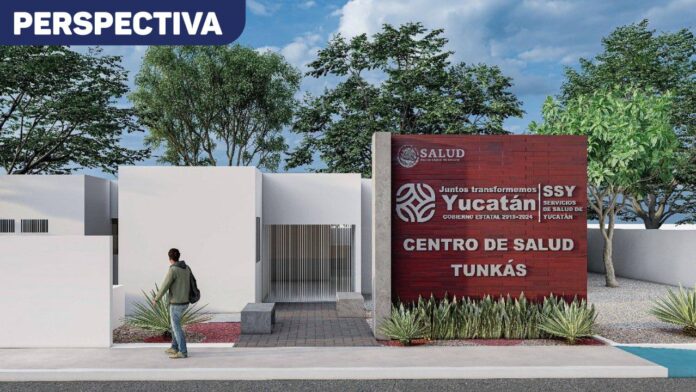 Anuncian remodelación del centro de salud de Tunkás