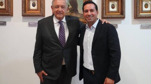 Mauricio Vila se reúne con AMLO