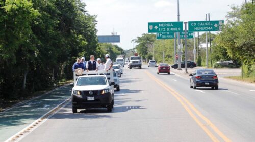 Rehabilitan carreteras en Dzityá y San Antonio Hool, en Mérida