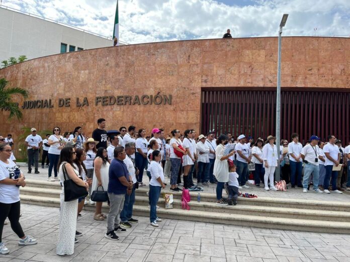 Trabajadores del Poder Judicial en Cancún se une al paro nacional