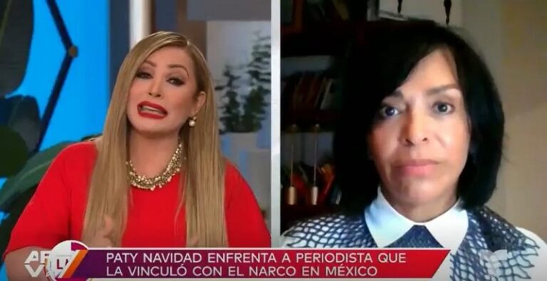 Paty Navidad confrontó a Anabel Hernández por las acusaciones que hizo en su contra