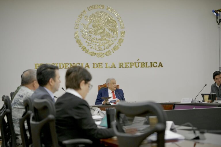 AMLO muestra cómo funciona el Gabinete de Seguridad