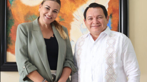 ‘Huacho‘ Díaz y Cecilia Patrón se reúnen para intercambiar planes para Mérida