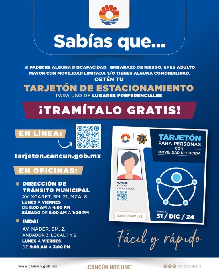 Invitan a tramitar Tarjetón para personas con movilidad reducida