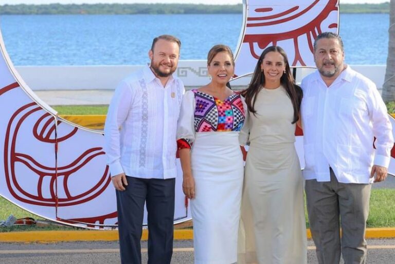 Ana Paty Peralta agradece apoyo de Mara Lezama en transformación de Cancún