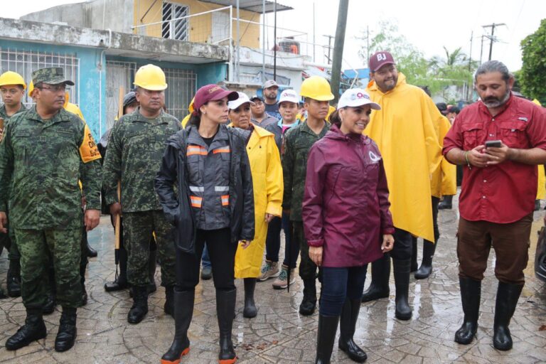 Mara Lezama y Ana Paty Peralta atienden zonas prioritarias tras paso de “Helene”