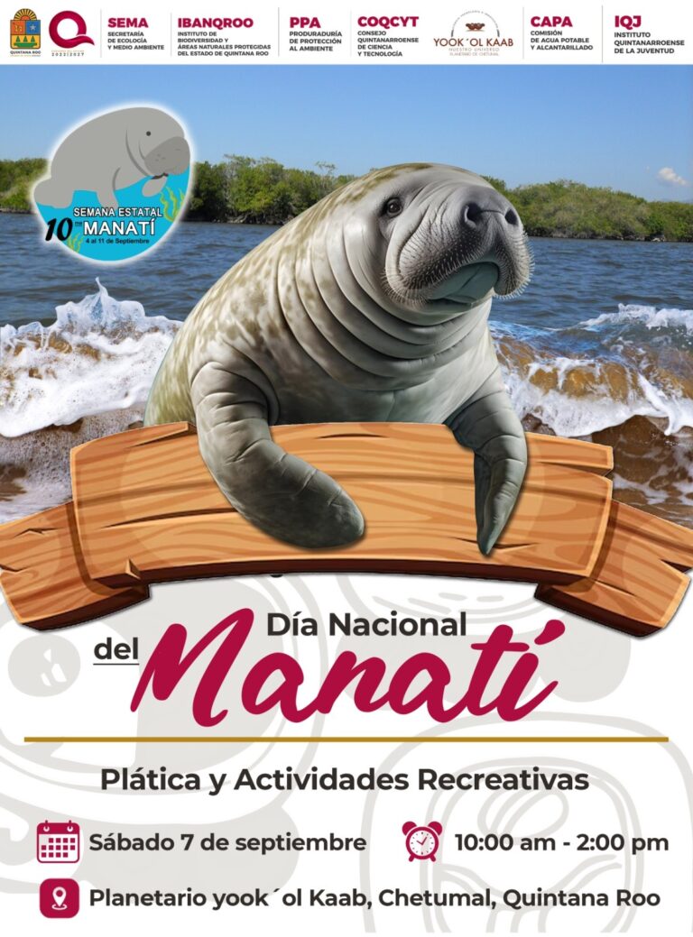 Invitan a conmemorar el Día Nacional del Manatí