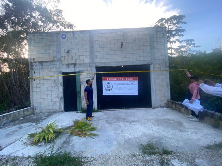 FGE asegura crematorio clandestino en Cancún