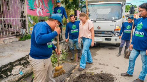 Avanzan los operativos de servicios públicos en Mérida