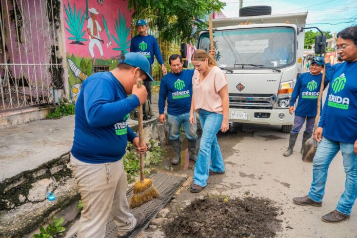 Avanzan los operativos de servicios públicos en Mérida