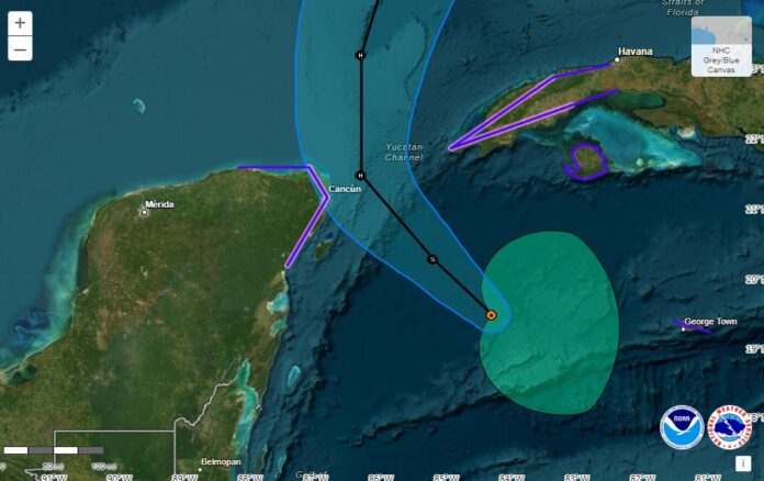 Emiten ‘Alerta Verde‘ en Yucatán por avance de ‘Helene‘