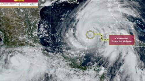 Gobierno de Yucatán vigila la trayectoria del 'Helene'