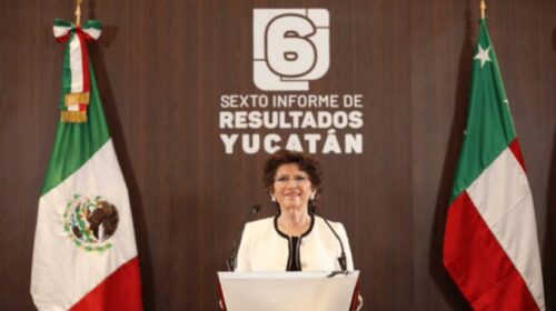 María Fritz destaca resultados en sexto informe de Gobierno en Yucatán