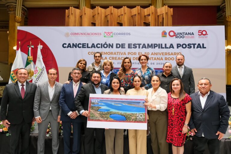 Quintana Roo tendrá estampilla postal por sus 50 años