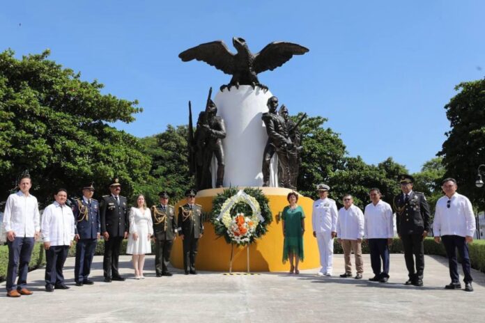 Rememoran en Yucatán el legado de los 'Niños Héroes'