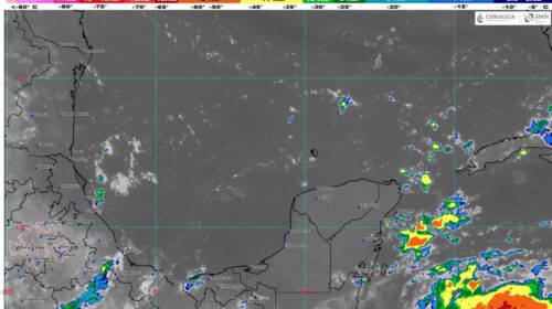 Sistema tropical causará lluvias toda la próxima semana en Yucatán