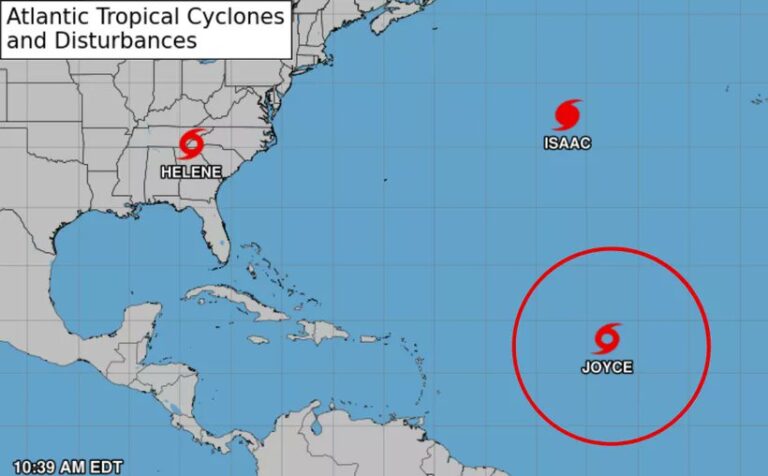 Tormenta tropical ‘Joyce’ se forma en el Atlántico