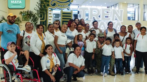 Tren Maya organiza recorrido para niños y niñas con cáncer