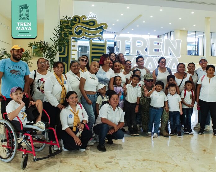 Tren Maya organiza recorrido para niños y niñas con cáncer