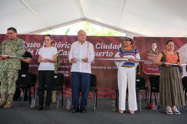 AMLO inaugura el Museo Histórico de Felipe Carrillo Puerto