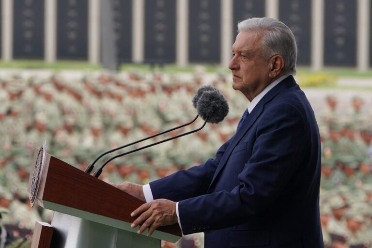 Celebra AMLO primer discurso de la presidenta electa Claudia Sheinbaum a las Fuerzas Armadas