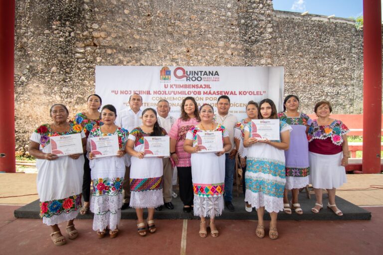 INMAYA premia labor de mujeres indígenas de Quintana Roo
