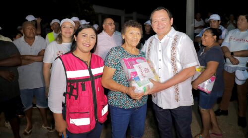 Gobierno de Yucatán pide seguir apoyando a las familias afectadas por ‘Milton’