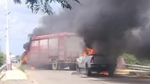 Jornada violenta en Tabasco- Incendian tiendas y autos en Villahermosa