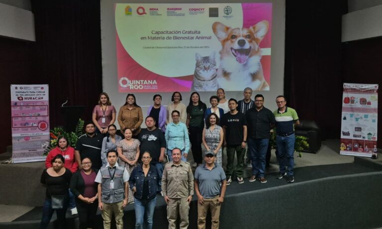 Realizan curso gratuito en materia de bienestar animal