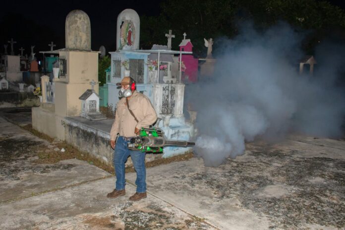 SSY fumigará diversos panteones de Yucatán