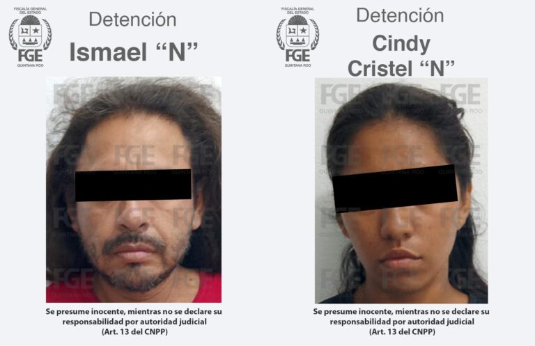 Pareja es detenida por violación de una menor en Tulum