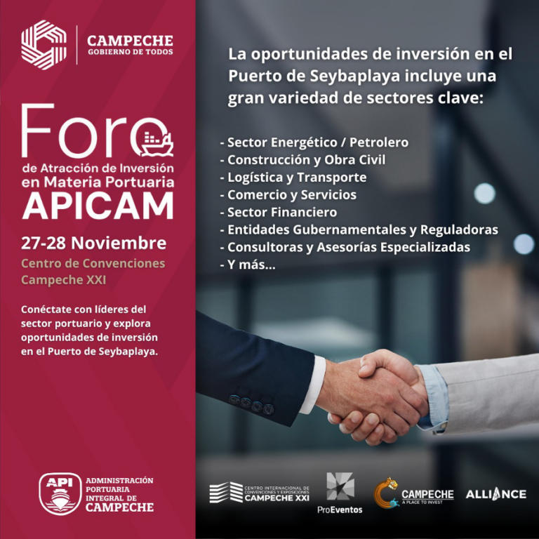 Convocan al Foro de Encuentros y Atracción de Inversiones en Materia Portuaria