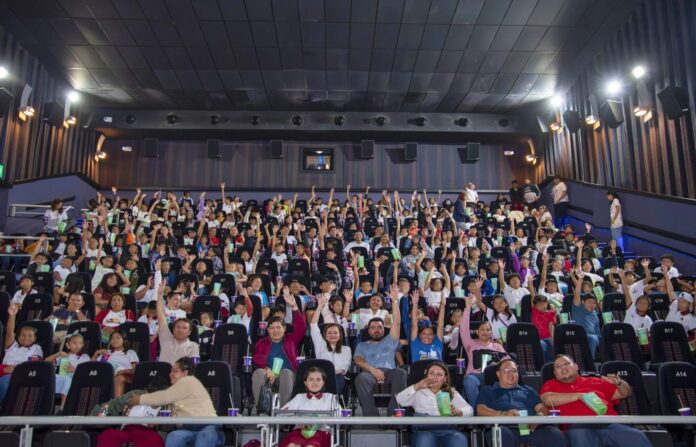 FPMC y Cinépolis impulsan la conciencia ambiental en la niñez cozumeleña