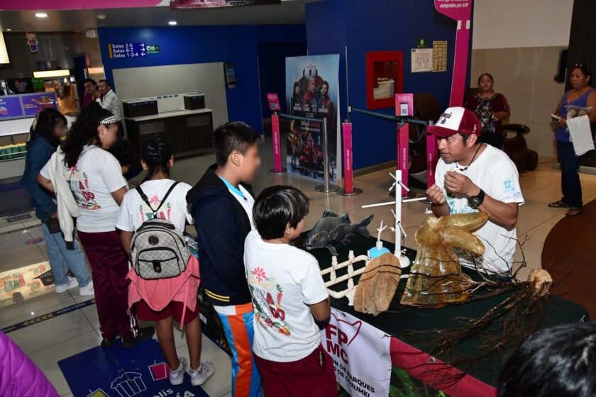 FPMC y Cinépolis impulsan la conciencia ambiental en la niñez cozumeleña