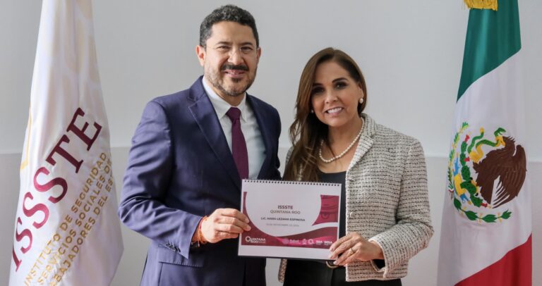 Mara Lezama y Martí Batres revisan estrategias de salud del ISSSTE