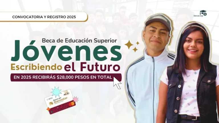 Beca “Jóvenes Escribiendo el Futuro” abrirá registro el primer trimestre de 2025