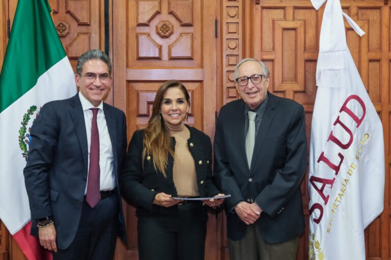 Mara Lezama se reúne con el secretario de Salud David Kershenobich