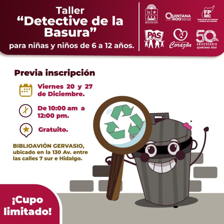 FPMC invita a la niñez al taller “Detective de la Basura”