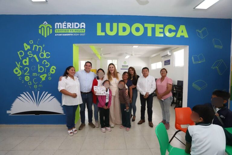 Inauguran Ludoteca y Academia Municipal de Inglés en Mérida