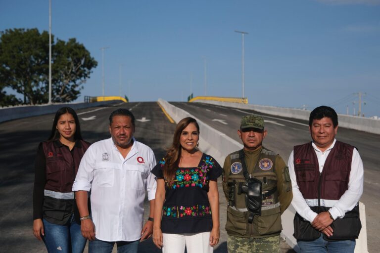 Mara Lezama promete abrir Puente de Álvaro Obregón antes de Navidad