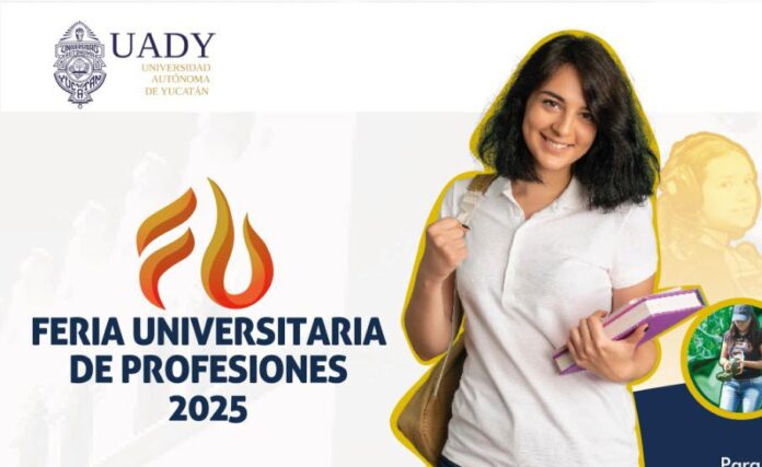 Alistan la Feria Universitaria de Profesiones 2025 en Mérida