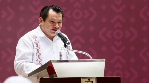 Díaz Mena da informe por sus 100 días al frente del Gobierno de Yucatán