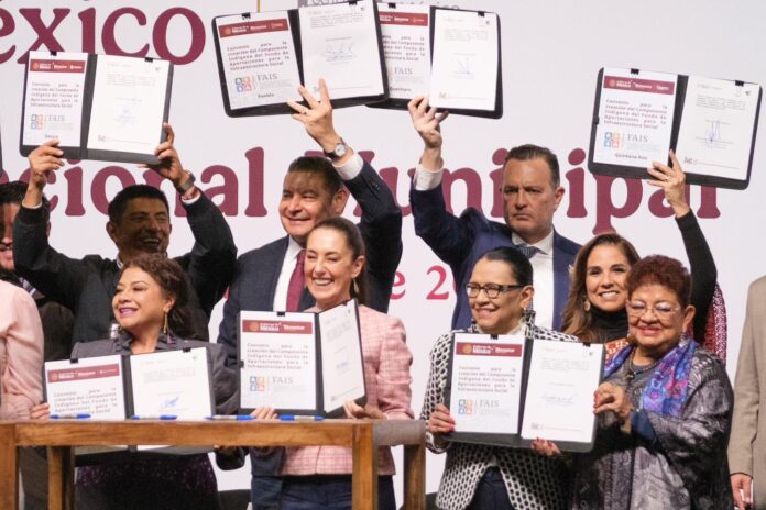 Mara Lezama reafirma su compromiso en el Encuentro Nacional Municipalista junto a Claudia Sheinbaum