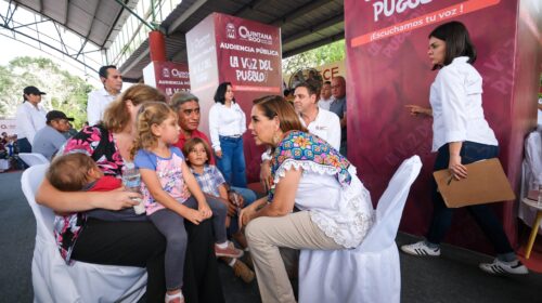 Mara Lezama, Audiencia pública, La Voz del Pueblo,Felipe Carrillo Puerto