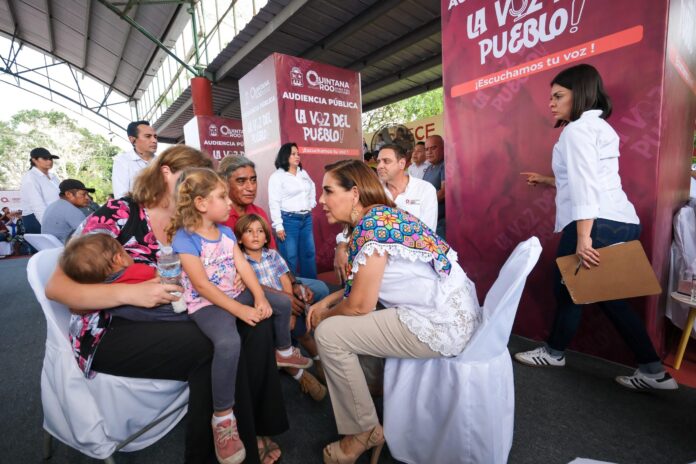 Mara Lezama, Audiencia pública, La Voz del Pueblo,Felipe Carrillo Puerto