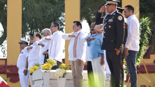 Rinden homenaje a Felipe Carrillo Puerto en su aniversario luctuoso