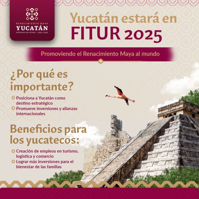 Yucatán, presente en la FITUR 2025