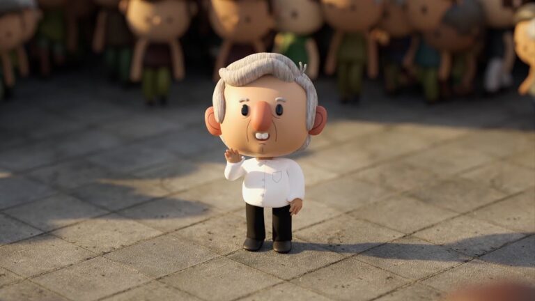 ¡AMLITO conquista a cineastas! Nominan animación del expresidente en Festival Pantalla de Cristal