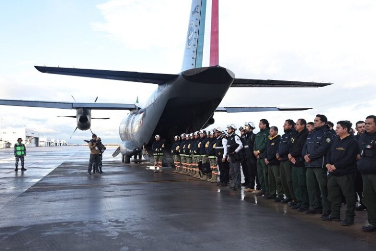 México fue la primera delegación internacional en llegar a estados unidos para apoyar en incendios en California: Protección Civil