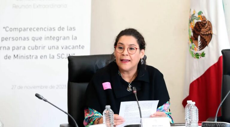 Pide Lenia Batres al INE nombrarla “Ministra del Pueblo” en boleta de elección judicial; busca evitar que se haga mal uso